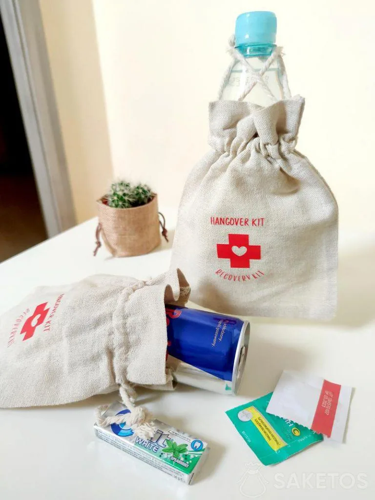 Sacs anti-gueule de bois - un cadeau ingénieux pour votre fête