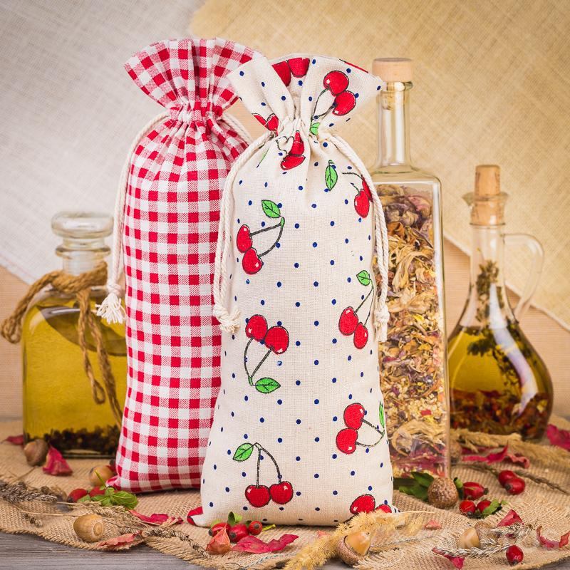 5.Les pochettes de lin imprimées pour décorer la cuisine