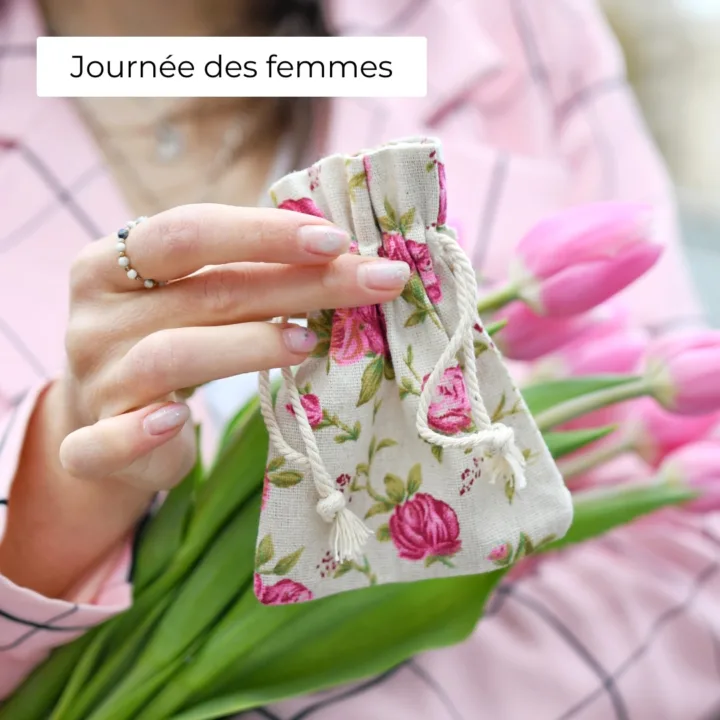 Sachets cadeaux en tissu pour la Journée des femmes